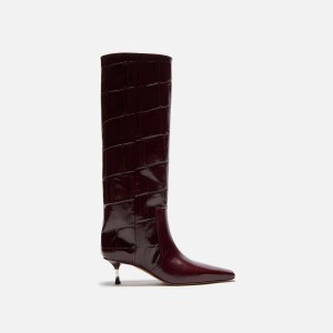 Dark Red Women Kith Paris Texas Bettina 55 Boots | 9716-ZVPWS