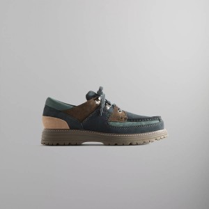 Dark Turquoise Men Kith 8th St by Ronnie Fieg for Clarks Originals Sunderland Sneakers | 6351-JHOAS