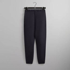 Deep Brown Men Kith Compact Knit Nelson Sweat Pants | 4397-XCBPT
