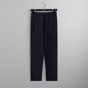 Deep Brown Men Kith and Kin Herringbone Tyler Pants | 1475-IOFCY