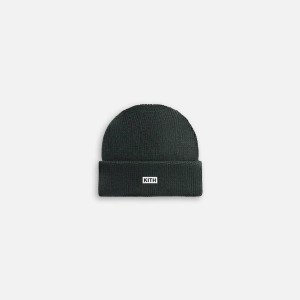 Deep Green Kids' Kith Classic Beanie Headwear | 1798-PMEAK