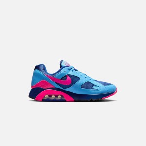 Deep Royal Blue / Black / Pink Men Kith Nike Air 180 Sneakers | 8901-CTOIL