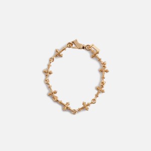 Gold Men Kith Emanuele Bicocchi Multi-Cross Avelli Bracelet Jewelry | 6408-LJQYN