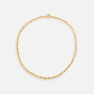 Gold Men Kith Tom Wood Thick Rolo Chain Gold 20.5 Jewelry | 0876-UYFWQ