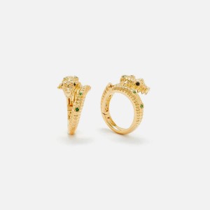 Gold Men Kith Yvonne Leon Croc Earrings Jewelry | 3621-WYQAF