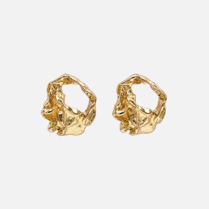 Gold Women Kith ARSN Climax Earrings Jewelry | 3652-TQAXW