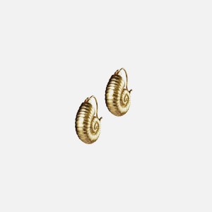 Gold Women Kith Anni Lu High Tide Hoop Jewelry | 0925-FOPLG