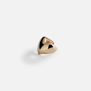 Gold Women Kith Annika Inez Heart Earcuff Jewelry | 5398-HXFRT