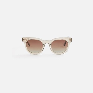 Gold Women Kith Ari Crystal Sunglasses Eyewear | 3150-TZCME