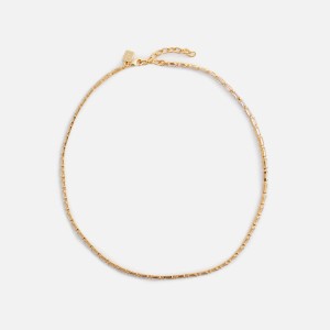 Gold Women Kith Crystal Haze Mini Baguette Choker Jewelry | 3860-DBLAP
