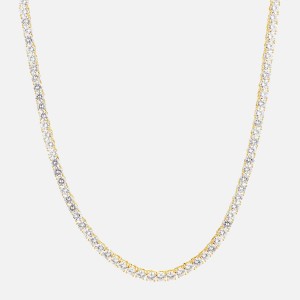 Gold Women Kith Crystal Haze Serena Necklace Clear Jewelry | 0541-VPEBO