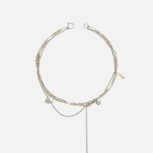 Gold Women Kith Justine Clenquet Rachel Necklace Jewelry | 6204-GQIUO