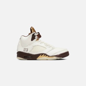 Gold Women Kith Nike WMNS Air Jordan 5 Retro Sneakers | 3051-UIKNS