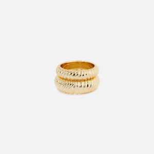 Gold Women Kith SHASHI Frances Ring Set Jewelry | 8705-GQUCY