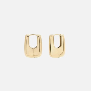 Gold Women Kith SHASHI Jamie Hoop Jewelry | 1476-EWASN