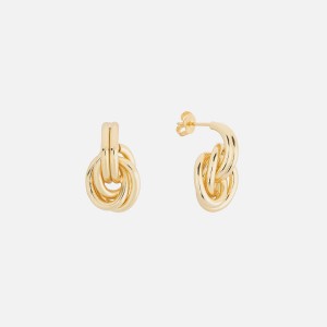 Gold Women Kith SHASHI Petra Gold Earring Jewelry | 8971-MESLI