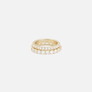 Gold Women Kith SHASHI Vroom Ring Set Jewelry | 3265-OEKSX