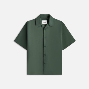 Green Men Kith Jil Sander Cotton And Silk Poplin Shirts | 0975-KYGOC