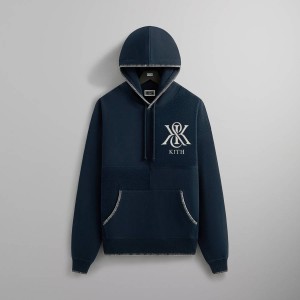 Green Men Kith Panelled Nelson Hoodie Sweatshirts | 7652-SPLNZ
