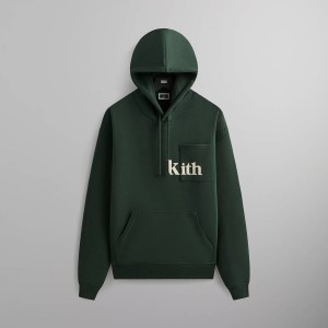 Green Men Kith Quinn Hoodie Sweatshirts | 7928-THZQE