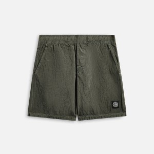 Green Men Kith Stone Island Nylon Metal Swim Shorts | 7951-CGBAX