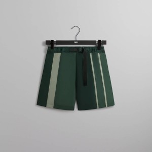 Green Men Kith Transitional Active Mason Shorts | 4509-NAMHF
