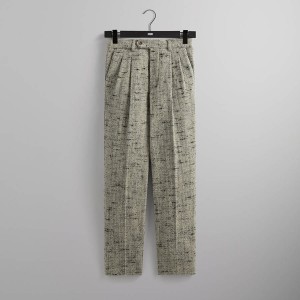 Green Men Kith and Kin Tweed Kylan Pleated Pants | 3204-OTPSK