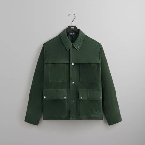 Green Men Kith for BMW Finn Suede Jackets | 8137-GXTPI