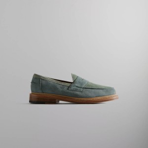 Green Men Kith for Blackstock and Weber The Ellis Penny Loafers | 0261-GOBMQ