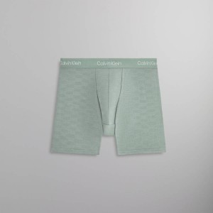 Green Men Kith for Calvin Klein Boxer Brief Shorts | 9815-AKJIW