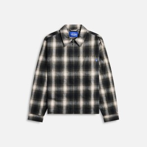 Green Multicolor Men Kith Awake NY Brushed Flannel Shirt Jackets | 9685-XSATE