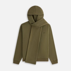 Green Women Kith Sedo Scarf Hoodie | 7314-YWZNS