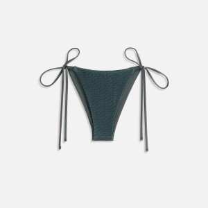 Green Women Kith Tova Monogram Wave Tie Bottom Swim | 8762-MSTIJ