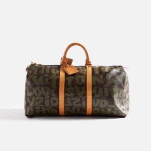 Green Women Kith WGACA Louis Vuitton Around Sprouse Keepall 50 Bags | 7468-QZMPH