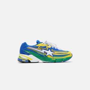 Green / Blue Men Kith adidas x Bape Orketro Sneakers | 5691-AUKHV