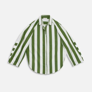 Green / White Women Kith Mikoh Paseo Shirts | 0281-TOBQN