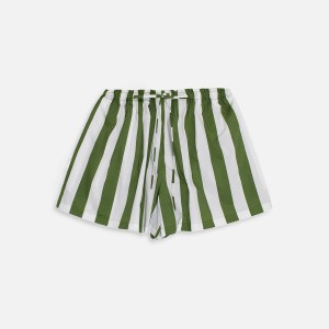 Green / White Women Kith Mikoh Paseo Shorts | 3168-KOSEJ