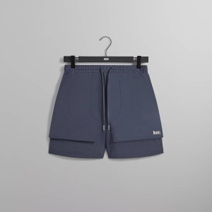 Grey Blue Men Kith Alden Pocket Shorts | 5903-YQUEZ