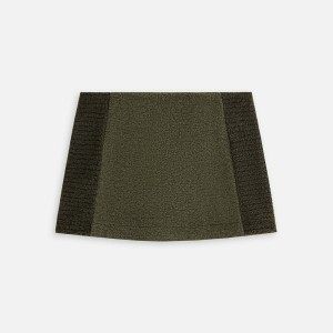 Grey Green Women Kith Cecil Sherpa Mini Skirts | 8104-JRQES