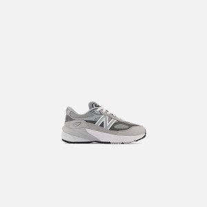 Grey Kids' Kith New Balance Pre-School 990v6 Sneakers | 5879-LJWBF