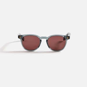 Grey Men Kith Bottega Veneta Round Sunglasses | 1870-FJXUW