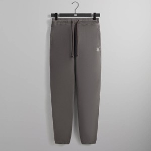 Grey Men Kith Compact Knit Williams I Sweat Pants | 7238-PGMVL