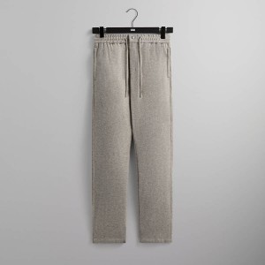 Grey Men Kith Felted Jersey Lorimer Pants | 2365-NZIMY