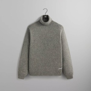 Grey Men Kith Joseph Turtleneck Shirts | 2538-AGFHC