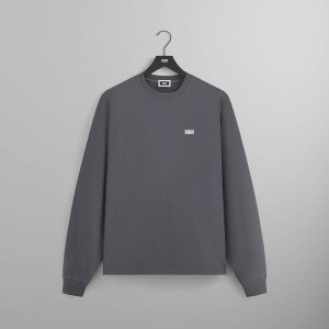 Grey Men Kith Long Sleeve LAX Shirts | 2796-WVINA