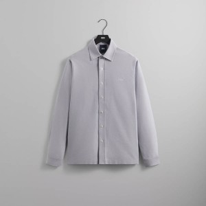 Grey Men Kith Oxford Ludlow Button Down Shirts | 3478-QICSH