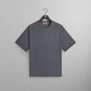 Grey Men Kith Slub Jersey Bishop Shirts | 4239-GLCNU