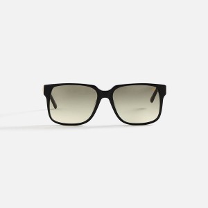 Grey Men Kith Vintage Frames Connoisseur Black Acetate Sunglasses | 0175-UYZBE