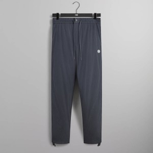 Grey Men Kith Wrinkle Nylon Mercer 8 Pants | 6509-XJKRM