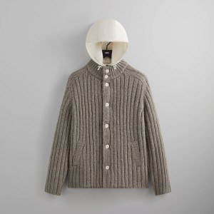 Grey Men Kith and Kin Knit Alvaro With Liner Jackets | 8126-KJVWE
